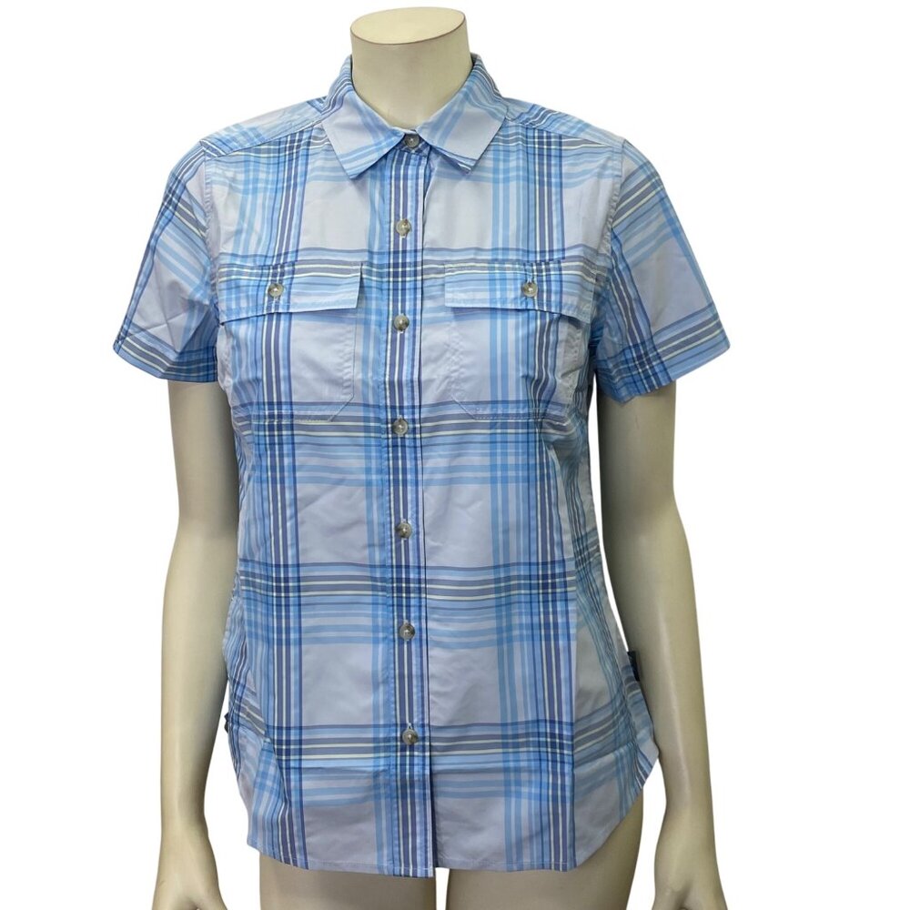 Eddie Bauer $54 Women's Short Sleeve Adventure UPF 50 Top SM NWT